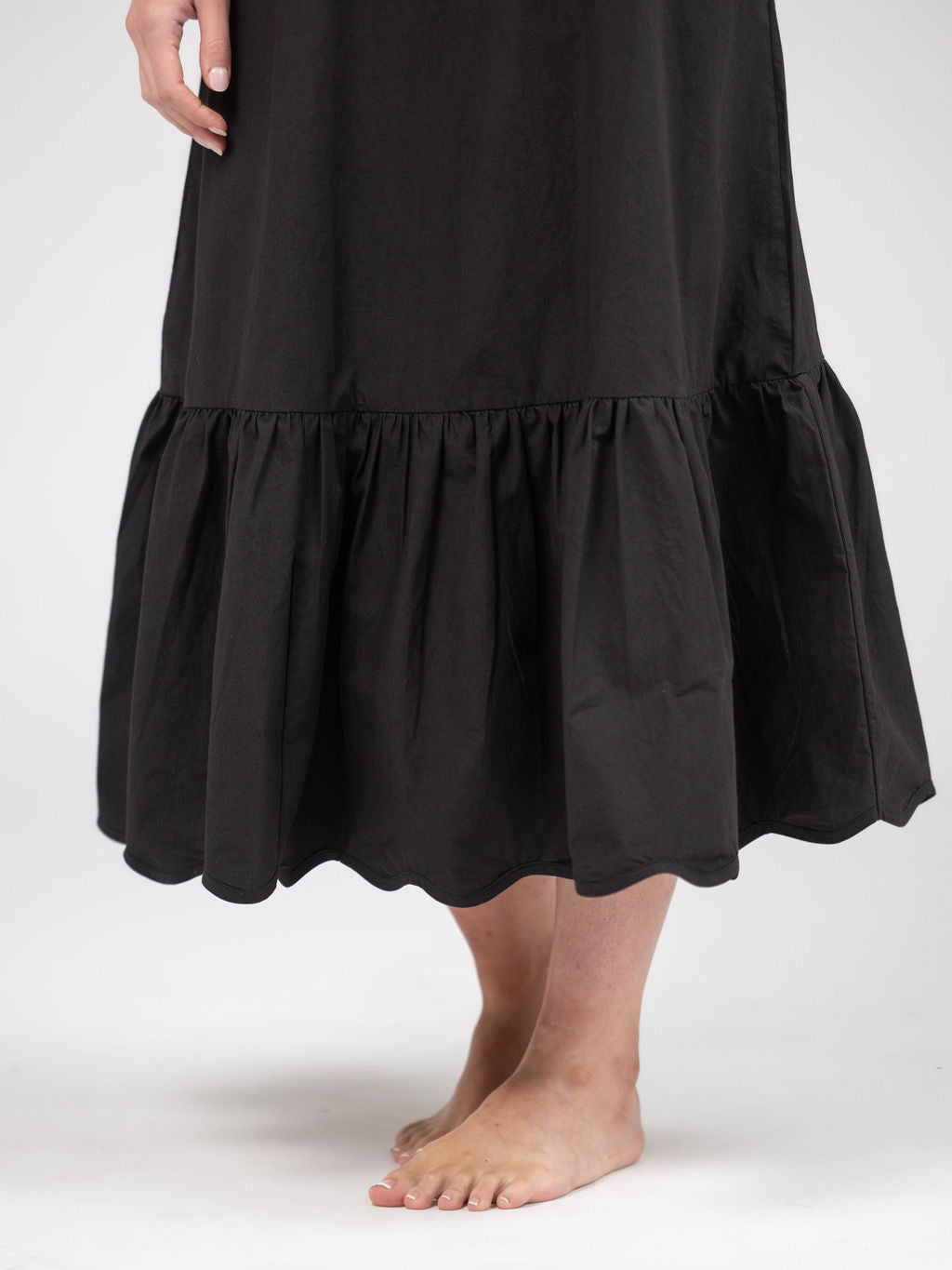 The Lina Dress | Solid Black Beau & Ro The Lina Dress | Solid Black Beau & Ro