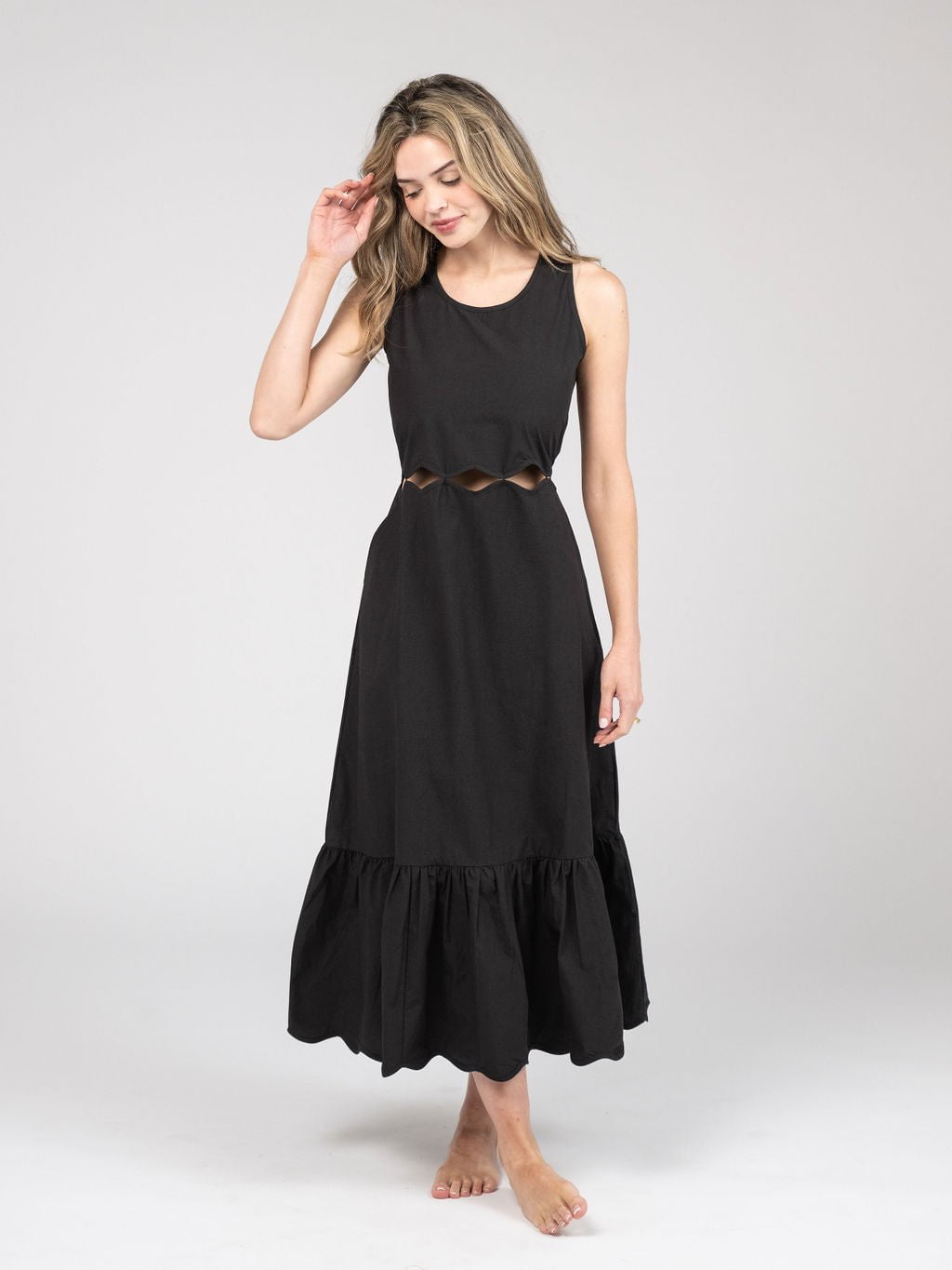 The Lina Dress | Solid Black X-Small / Solid Black The Lina Dress | Solid Black X-Small / Solid Black