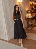 Beau & Ro Dress The Lina Dress | Solid Black