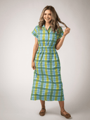 Beau & Ro Dress The Lisa Dress | Mystic Plaid