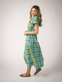 Beau & Ro Dress The Lisa Dress | Mystic Plaid