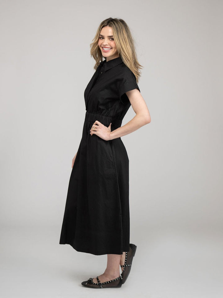 Beau & Ro Dress The Lisa Dress | Solid Black