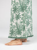 Beau & Ro Dress The Lisa Maxi Dress | Beige Palm Leaf