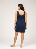 Beau & Ro Dress The Maggie Mini Dress | Navy Gauze