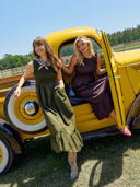 Beau & Ro Dress The Margot Dress | Army