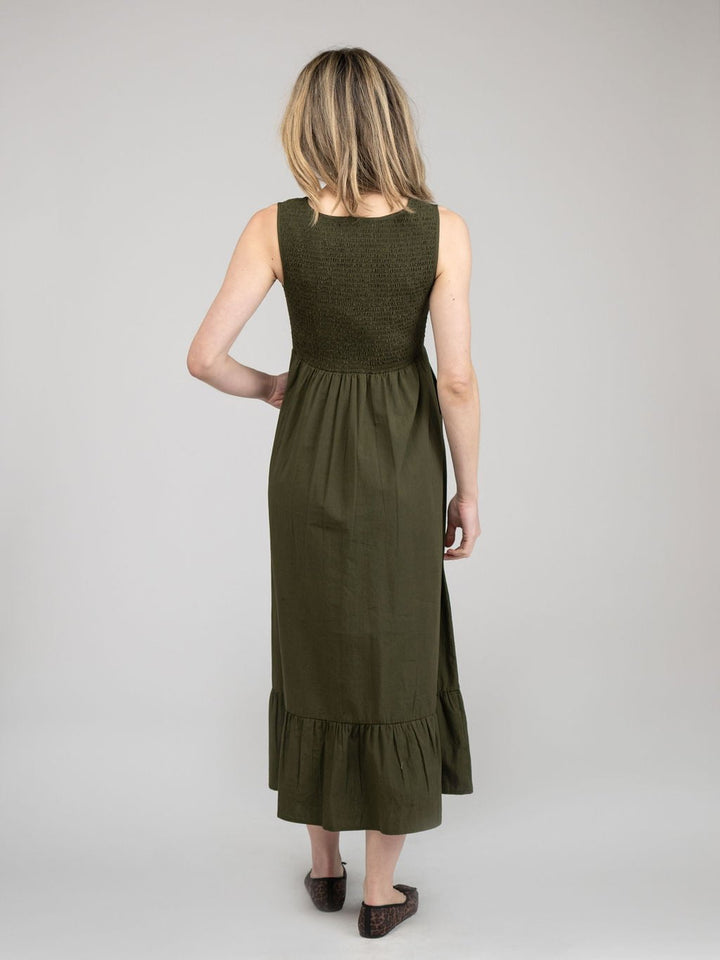 Beau & Ro Dress The Margot Dress | Army