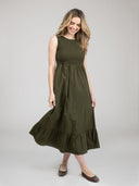 Beau & Ro Dress The Margot Dress | Army
