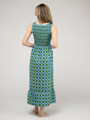 Beau & Ro Dress The Margot Dress | Green Check Block