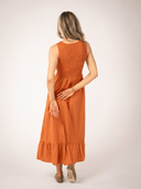 Beau & Ro Dress The Margot Dress | Persimmon