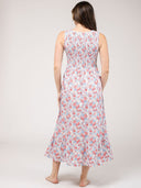 Beau & Ro Dress The Margot Dress | Pink & Blue Garden