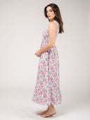 Beau & Ro Dress The Margot Dress | Pink & Blue Garden