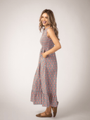Beau & Ro Dress The Margot Dress | Red Scallop