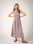 Beau & Ro Dress The Margot Dress | Red Scallop