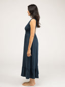 Beau & Ro Dress The Margot Dress | Solid Navy