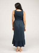 Beau & Ro Dress The Margot Dress | Solid Navy