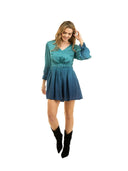 Beau & Ro Dress The Marie Mini Dress | Blue Ombre