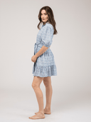 Beau & Ro Dress The Monica Dress | Blue Swirl