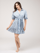 Beau & Ro Dress The Monica Dress | Blue Swirl