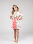 Beau & Ro Dress The Monica Dress | Pink Folk Flower