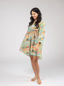 Beau & Ro Dress The Murray Mini Dress | Safari Multi