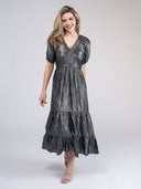 Beau & Ro Dress The Poppy Dress | Black Lurex
