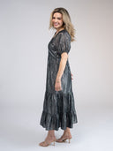 Beau & Ro Dress The Poppy Dress | Black Lurex
