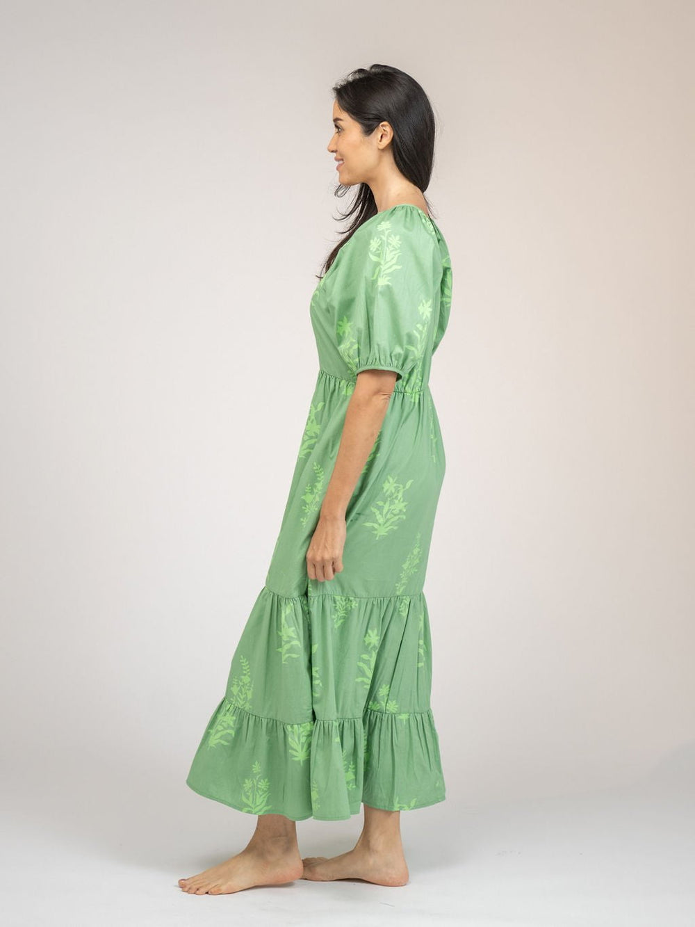 Beau & Ro Dress The Poppy Dress | Fern Jaipur Floral
