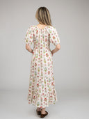 Beau & Ro Dress The Poppy Dress | Ivory Buti Flower