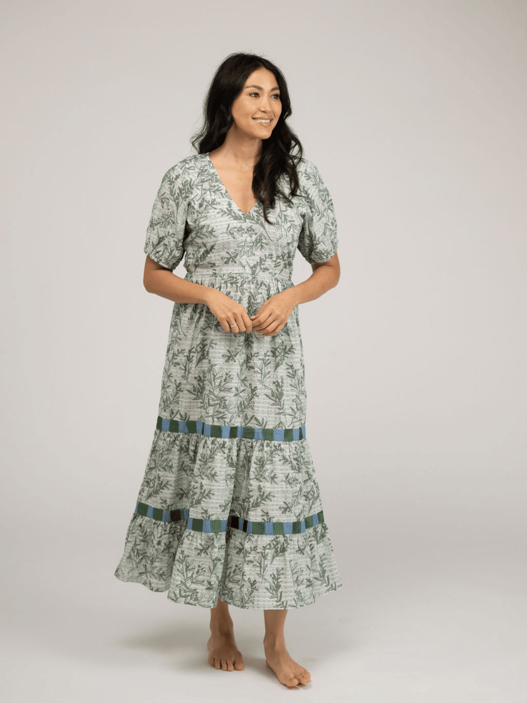 Beau & Ro Dress The Poppy Dress | Olive Branch