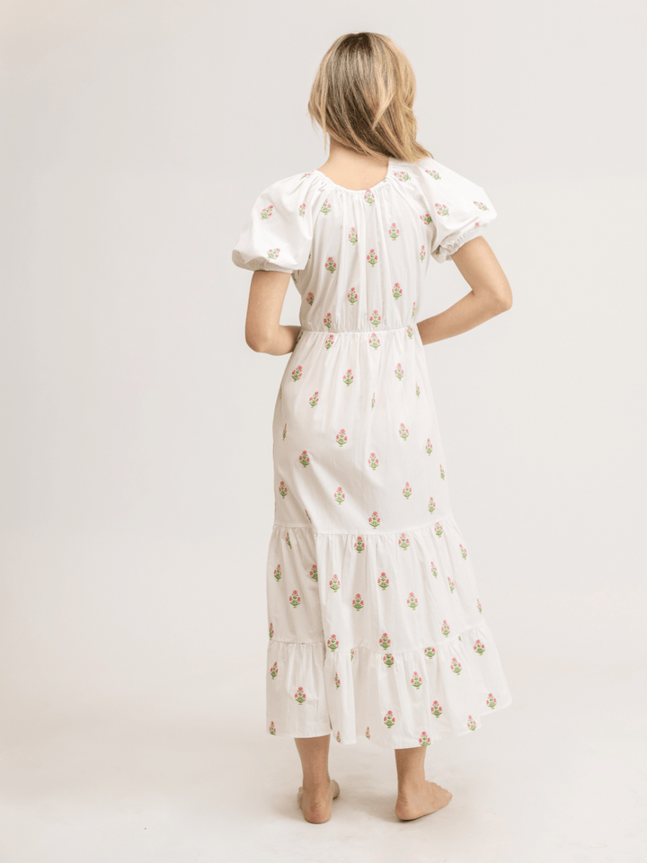 Beau & Ro Dress The Poppy Dress | Petite Pink Floral