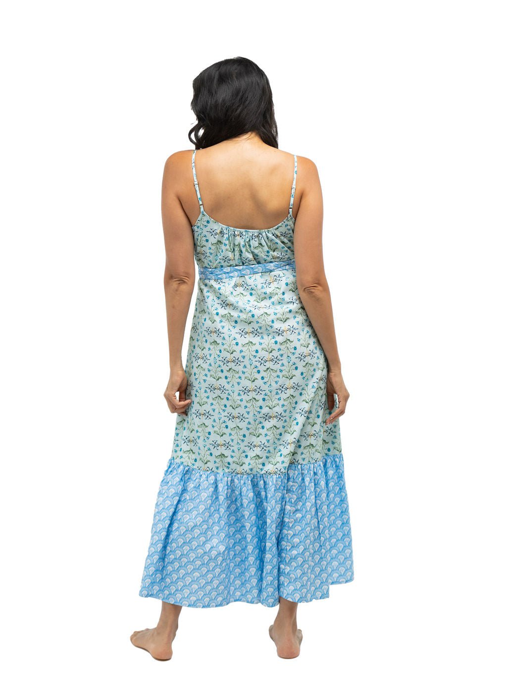 Beau & Ro Dress The Sunny Dress | Mint Floral