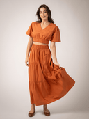 Beau & Ro Matching Set The Abby Set | Persimmon