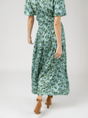 Beau & Ro Matching Set The Abby Top + Skirt Set in Blue Wiley Floral