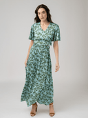 Beau & Ro Matching Set The Abby Top + Skirt Set in Blue Wiley Floral
