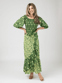 Beau & Ro Matching Set The Avi Top + Veda Skirt Set in Jaipur Green