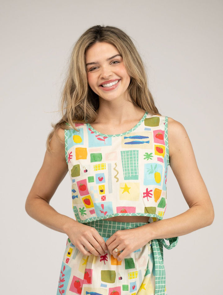 Beau & Ro Matching Set The Beach Tank + Sullivan Skirt Set | Al Fresco