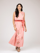 Beau & Ro Matching Set The Beach Tank + Sullivan Skirt Set | Pink Fleur