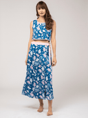 Beau & Ro Matching Set The Sarong Skirt + Beach Tank Set | Capri