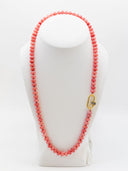 Beau & Ro Necklace 24 Inch Island Red Gem Necklace