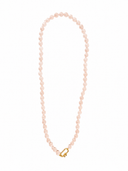 Beau & Ro Necklace 30 Inch Pink Gem Necklace