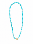 Beau & Ro Necklace 30 Inch Turquoise Gem Necklace