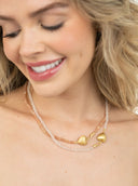 Beau & Ro Necklace Beau & Ro Jewelry | Heart Necklace in Crystal