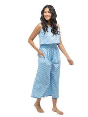 Beau & Ro Pant Set The Molly Two-Piece | Blue Scallop