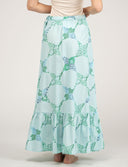 Beau & Ro Skirt Kit Made Skirt | Aqua Star Quilt