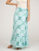 Beau & Ro Skirt Kit Made Skirt | Aqua Star Quilt