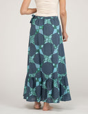 Beau & Ro Skirt Kit Made Skirt | Star Quilt - Navy
