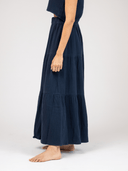 Beau & Ro Skirt Small SAMPLE | The Abby Skirt | Navy Gauze | Small