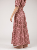 Beau & Ro Skirt Small SAMPLE | The Abby Skirt | Pink Flower Check | Small