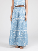 Beau & Ro Skirt The Abby Skirt | Blue Shells