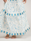 Beau & Ro Skirt The Abby Skirt | Blue Stars & Shells